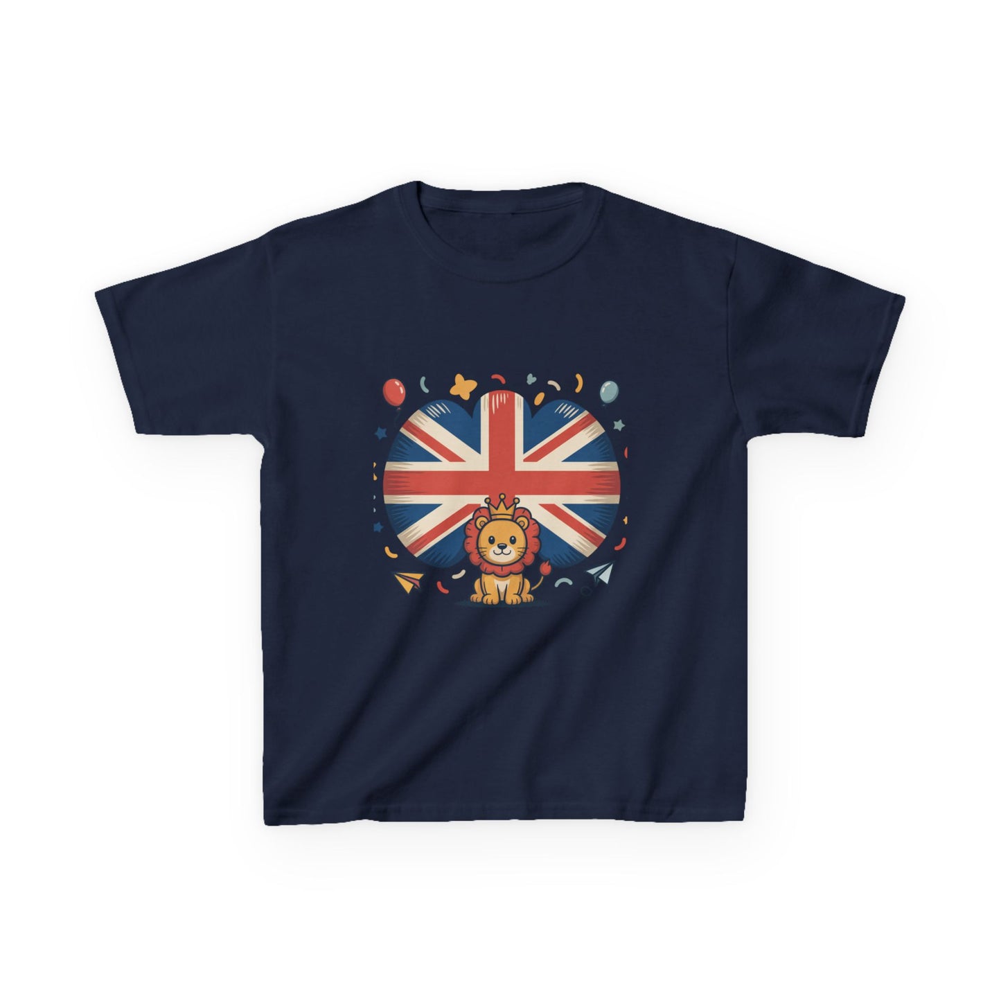 British Lion Kids Tee - Fun Cotton T-Shirt for Young Explorers