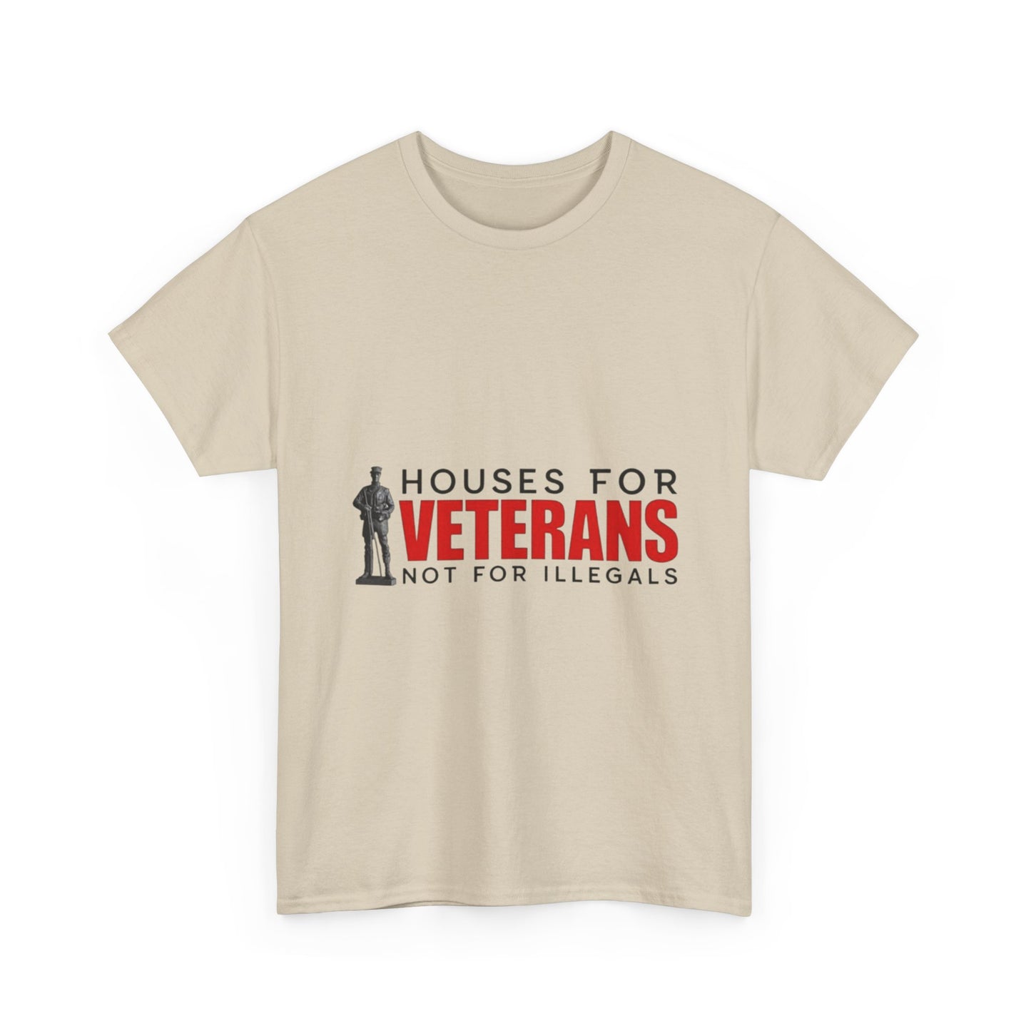 Unisex Heavy Cotton Tee - 'Houses for Veterans' Statement Shirt for Supporters, Patriotic Gifts, Veteran Advocacy Apparel, Everyday [...]