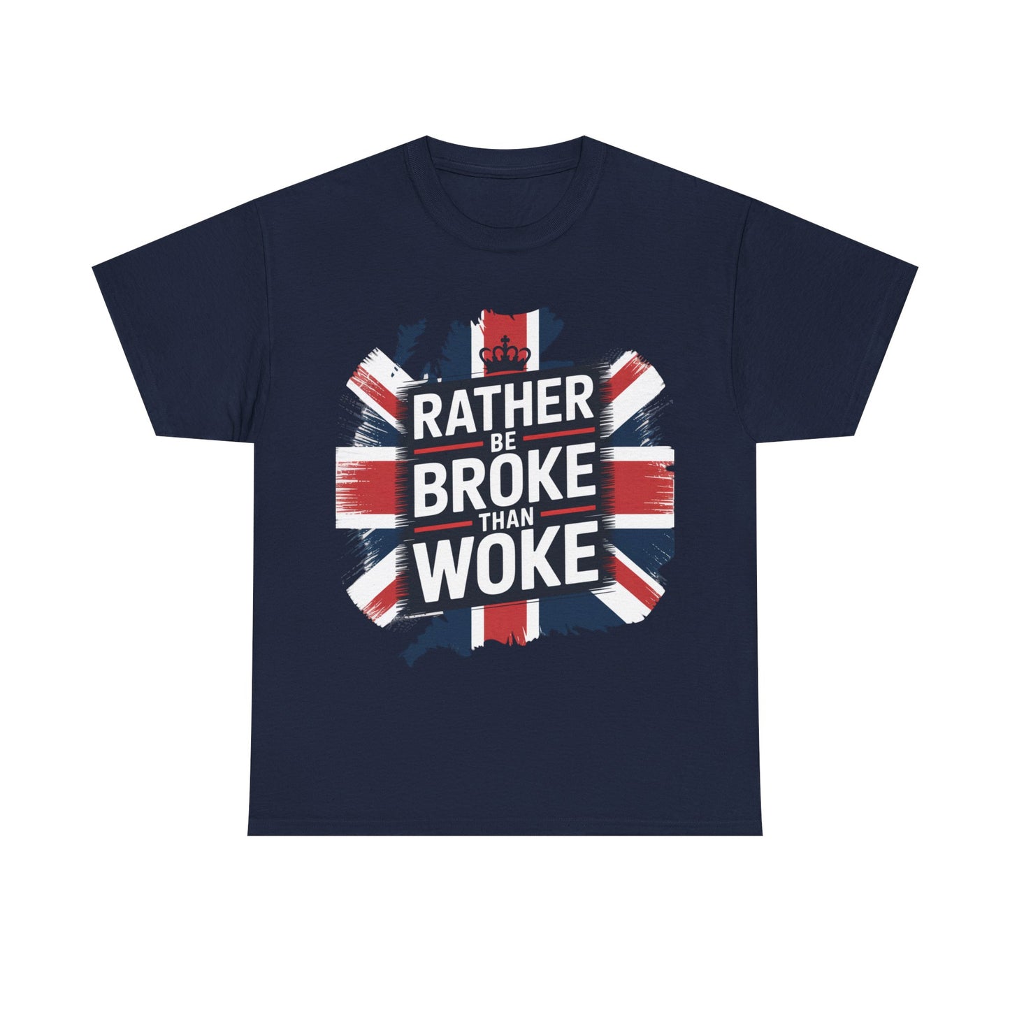 Broke vs. Woke Unisex Heavy Cotton Tee