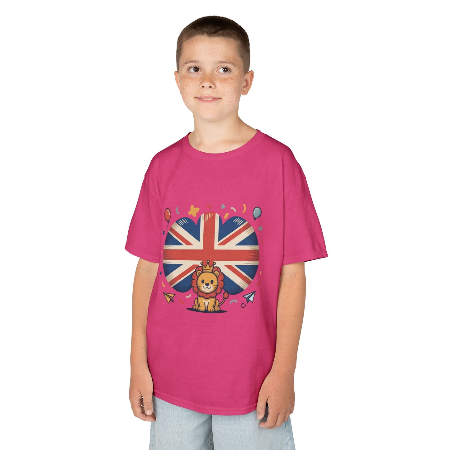 British Lion Kids Tee - Fun Cotton T-Shirt for Young Explorers