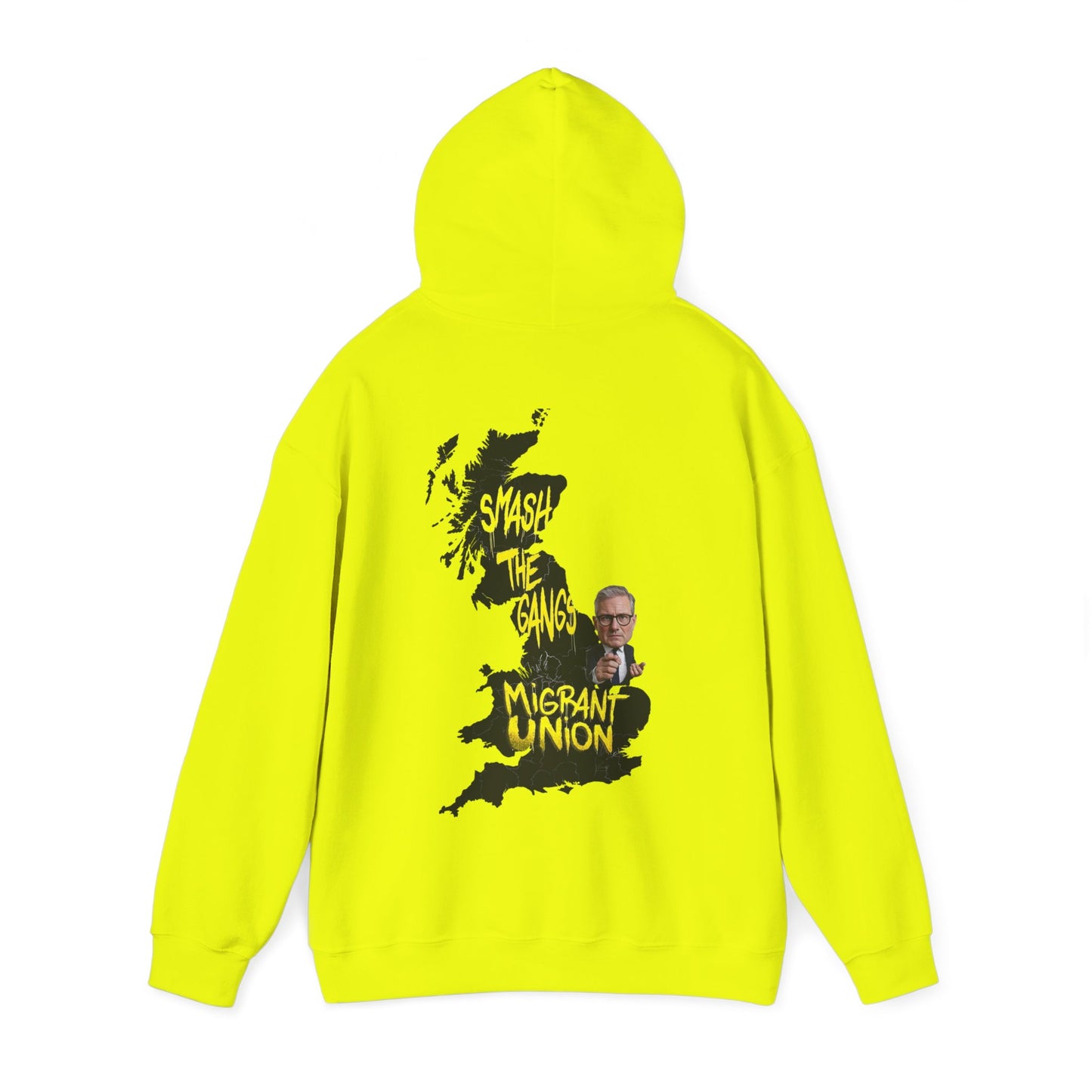 Migrant Union Hooded Sweatshirt, Unisex Sweatshirt, Cozy Layer, Activism Apparel, Streetwear, Gift for Protesters, Conscious Fashion