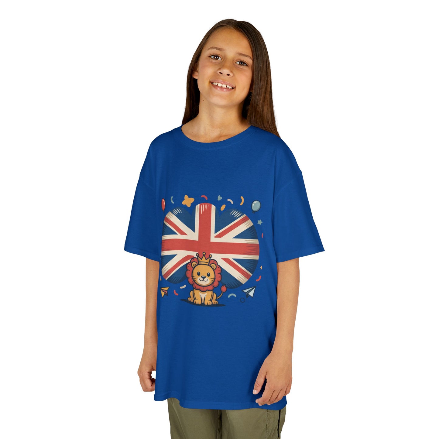 British Lion Kids Tee - Fun Cotton T-Shirt for Young Explorers