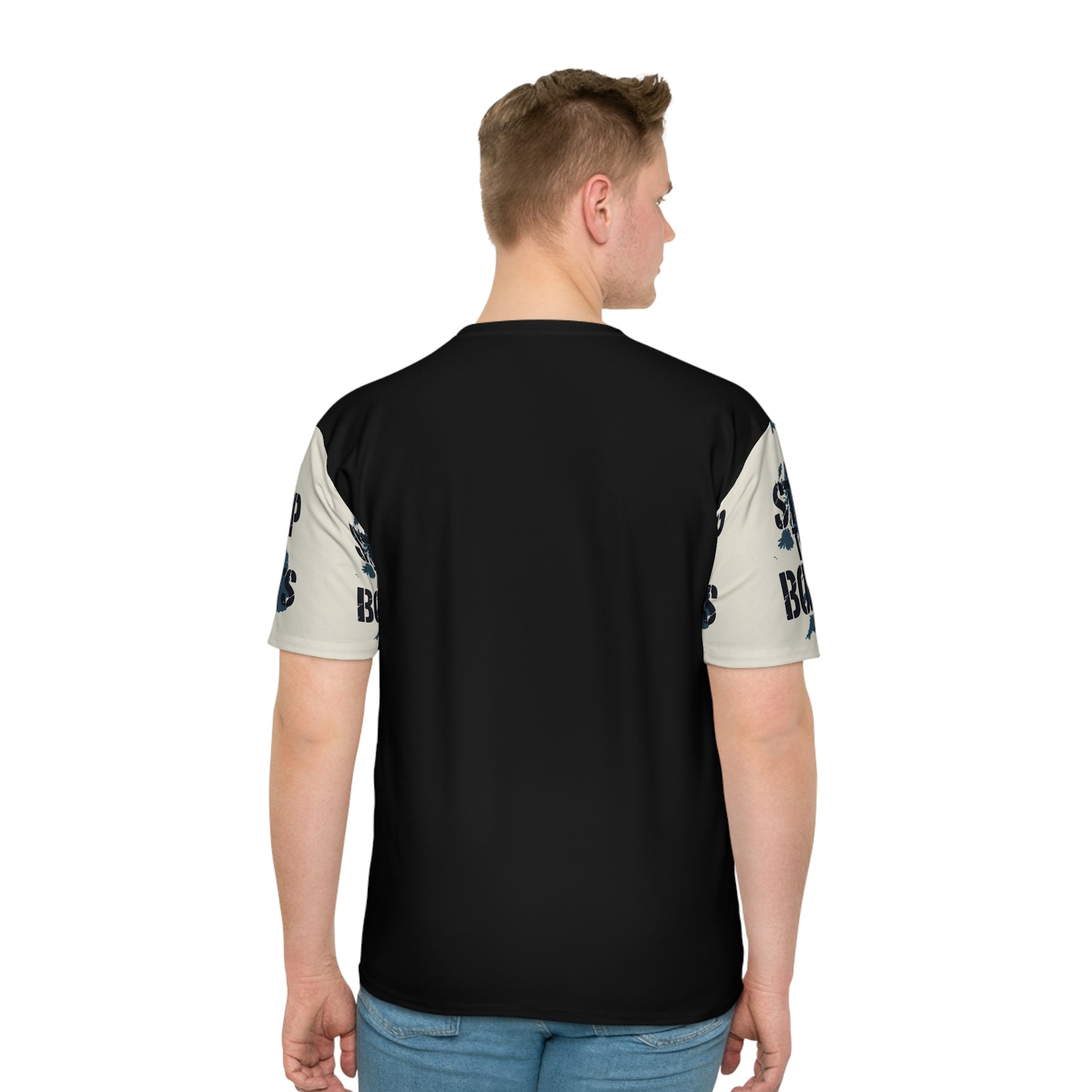 stop the boats Eco-Friendly Men's Loose T-Shirt - "Stop The Boats" Design