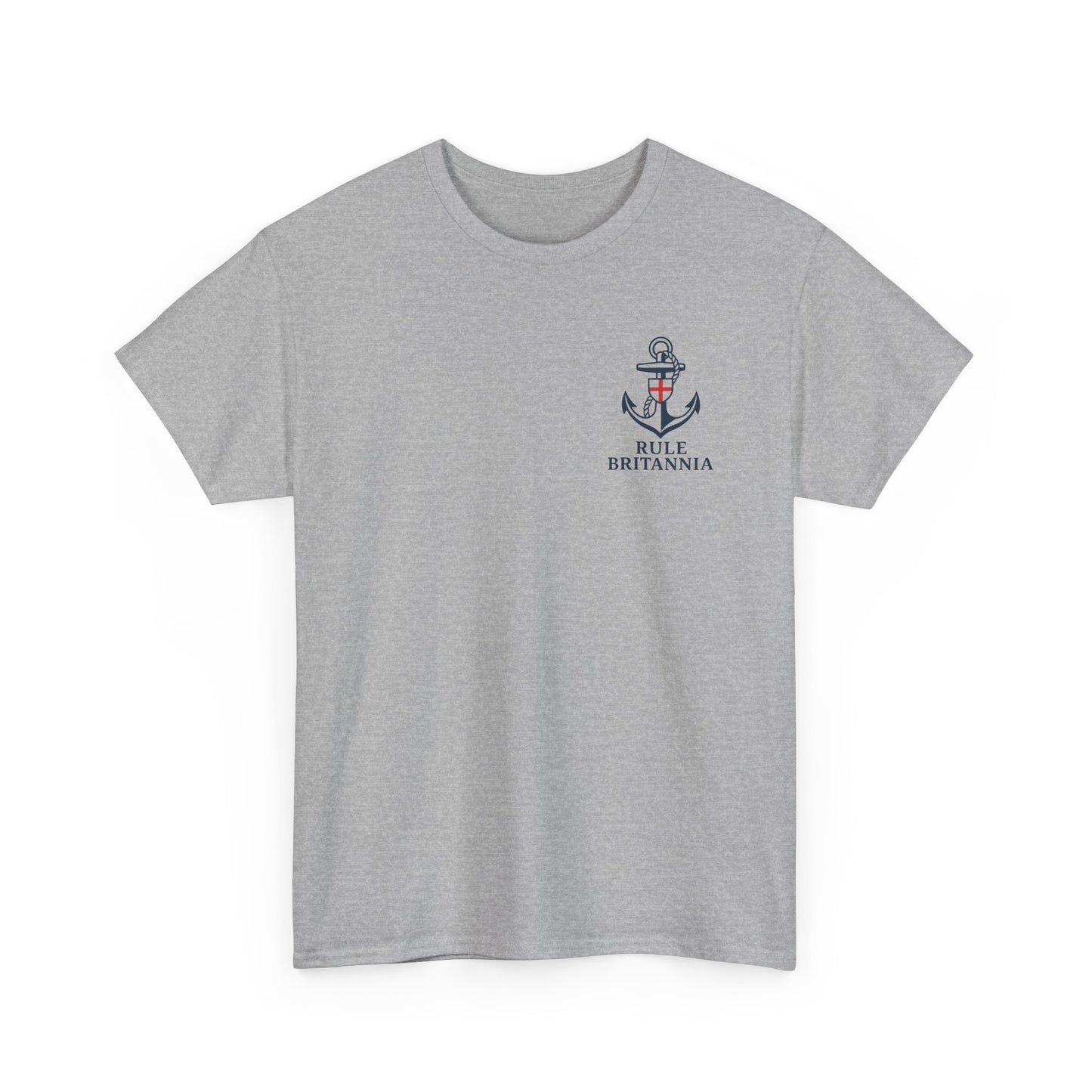 Unisex Tee Rule Britannia British Pride Graphic Shirt