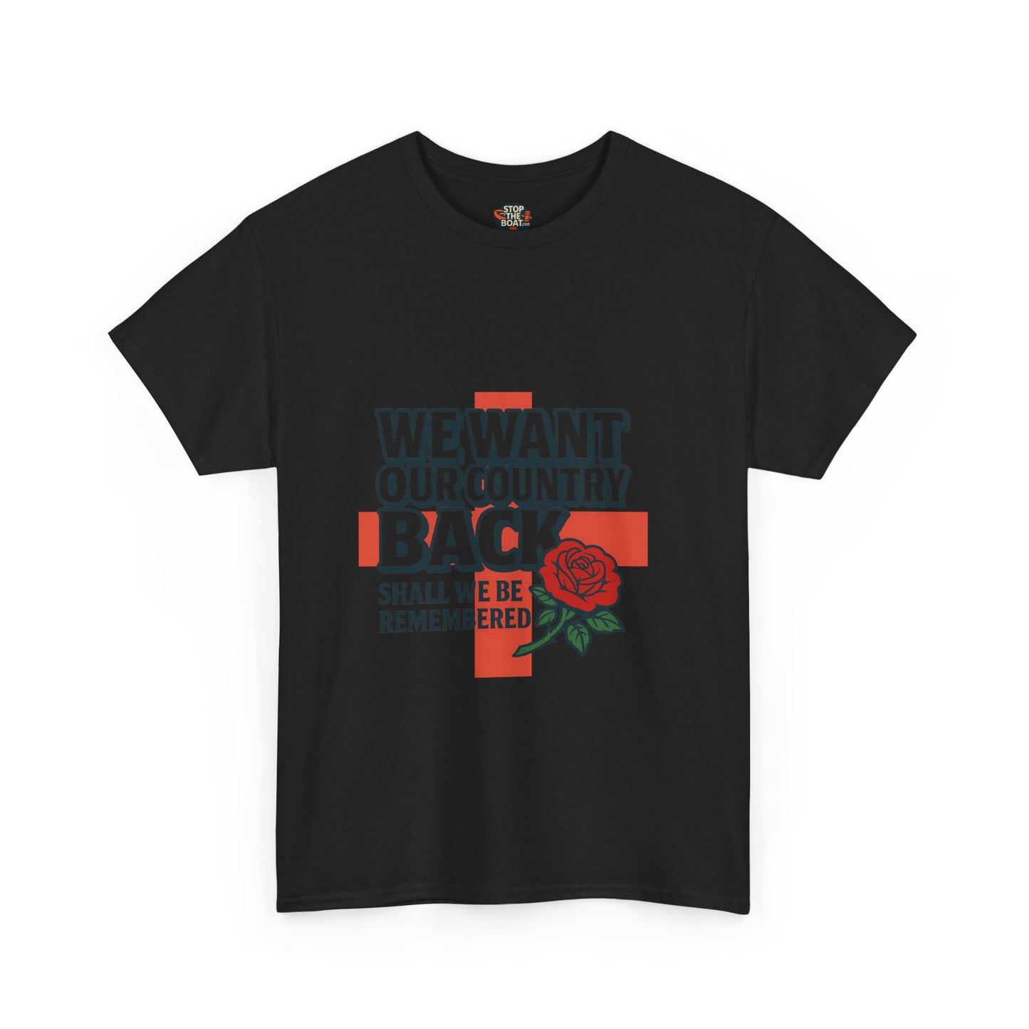 Unisex Heavy Cotton Tee - We Want Our Country Back, Casual Statement Tee, Proud Heritage Shirt, Comfortable Everyday Wear, Gift for [...]