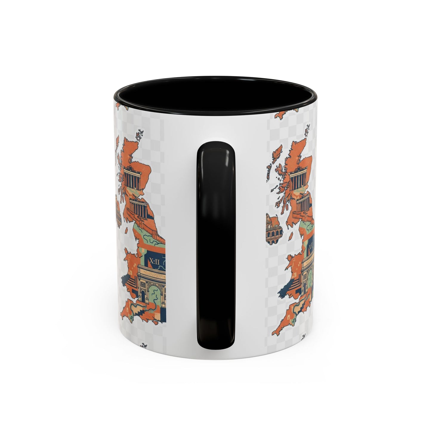 British Landmarks Accent Coffee Mug | Travel Gift, Home Decor, Coffee Lover, Souvenir, Unique Design