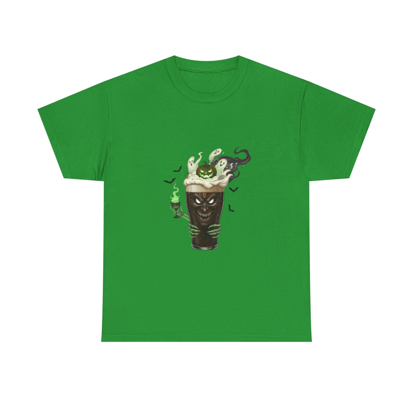 Guiness halloween Artistic Unisex Tee featuring Eco-Themed Design, Perfect for Casual Wear, Gift for Nature Lovers, Eco-Conscious Apparel, Earth Day