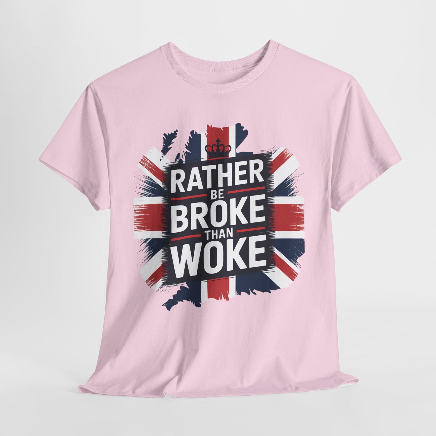 Broke vs. Woke Unisex Heavy Cotton Tee