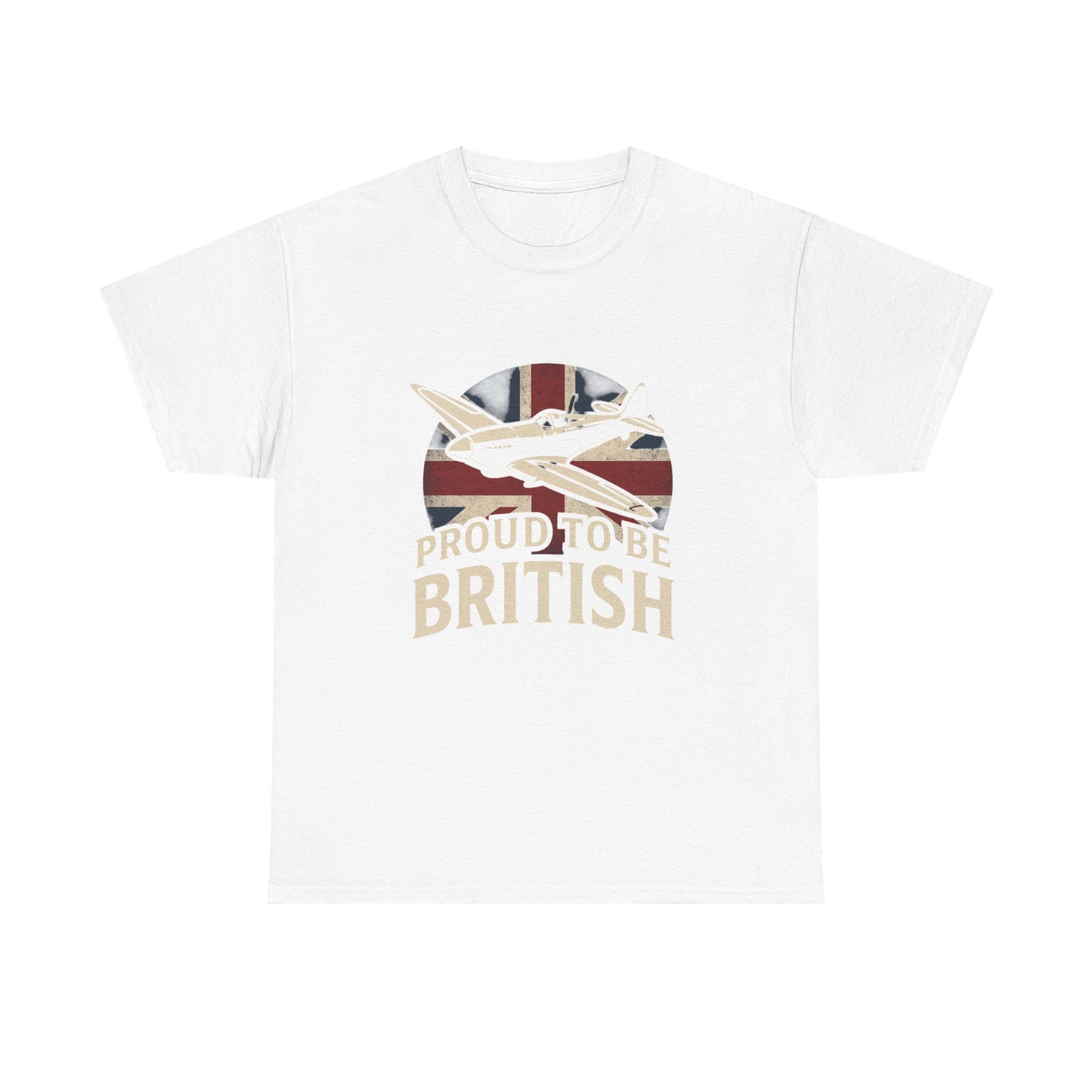 Proud to Be British Tee, Unisex Cotton Shirt, British Pride Apparel, Perfect for Gifting, Ideal for Celebrations, Casual Wear
