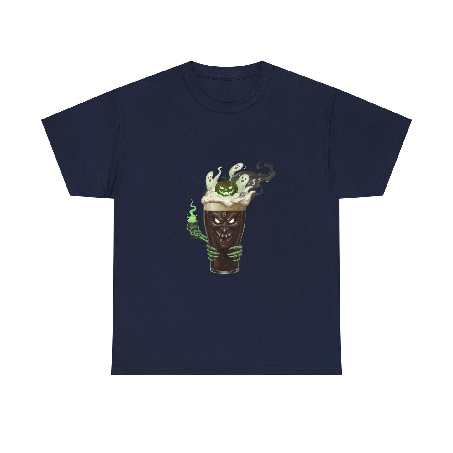 Guiness halloween Artistic Unisex Tee featuring Eco-Themed Design, Perfect for Casual Wear, Gift for Nature Lovers, Eco-Conscious Apparel, Earth Day