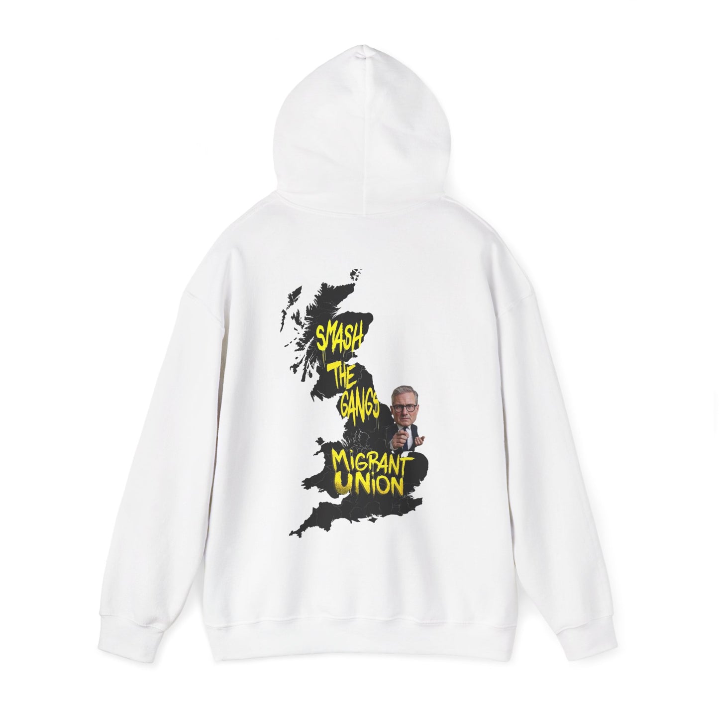 Migrant Union Hooded Sweatshirt, Unisex Sweatshirt, Cozy Layer, Activism Apparel, Streetwear, Gift for Protesters, Conscious Fashion