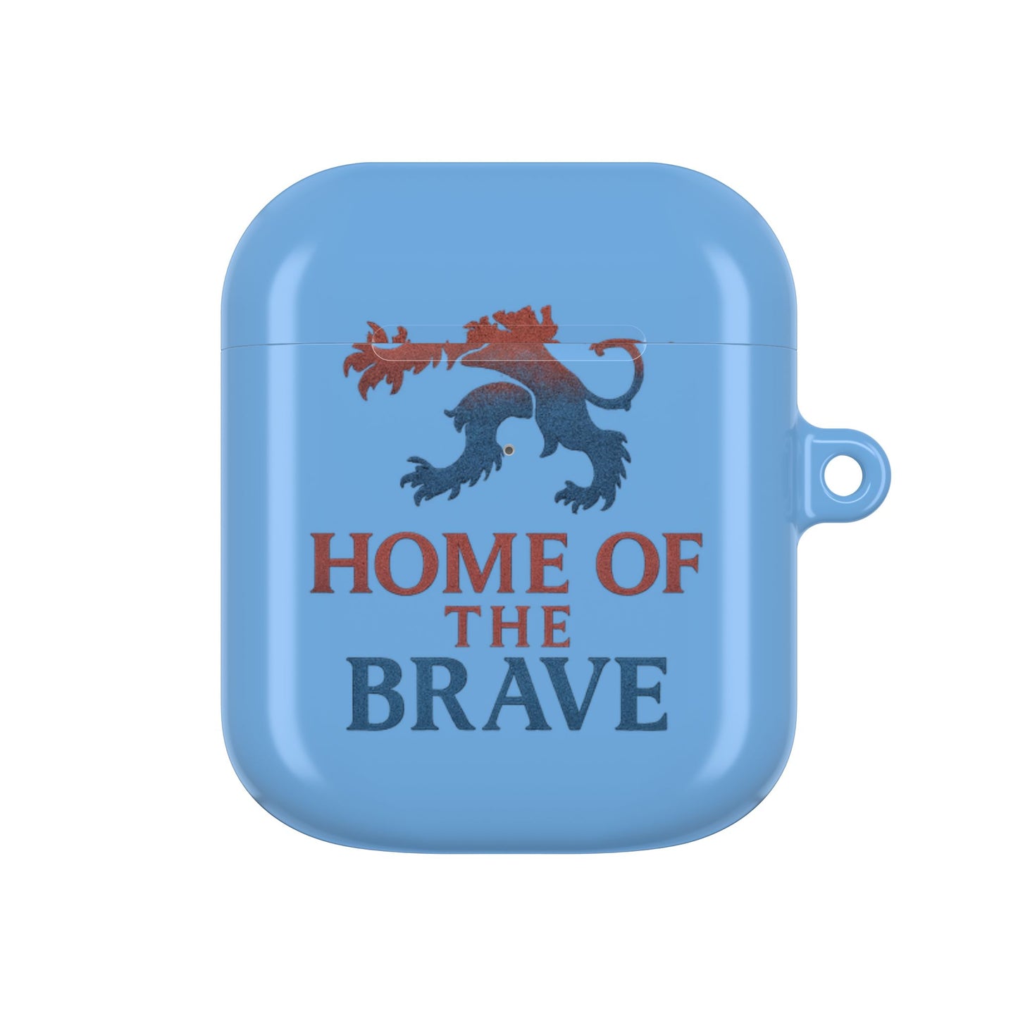 Home of the Brave AirPod Case, Custom AirPod Cover, Unique Gifts for Patriots, Trendy Electronics Accessory, Durable Protection Case