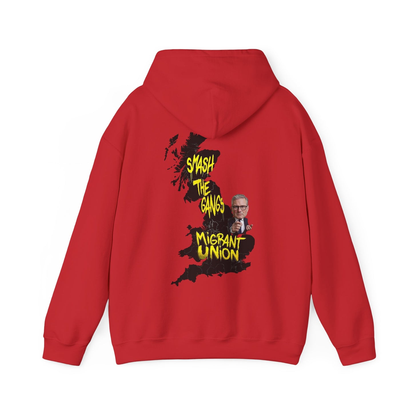 Migrant Union Hooded Sweatshirt, Unisex Sweatshirt, Cozy Layer, Activism Apparel, Streetwear, Gift for Protesters, Conscious Fashion