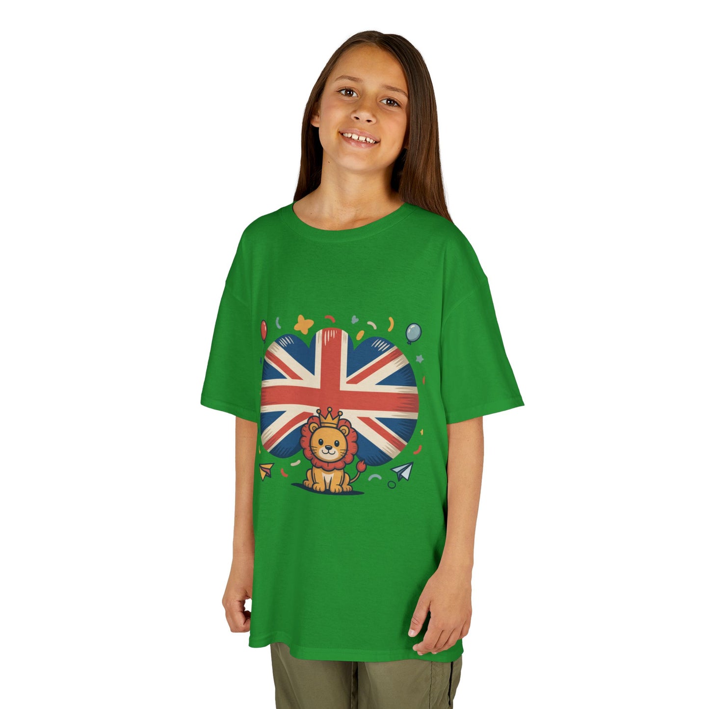 British Lion Kids Tee - Fun Cotton T-Shirt for Young Explorers