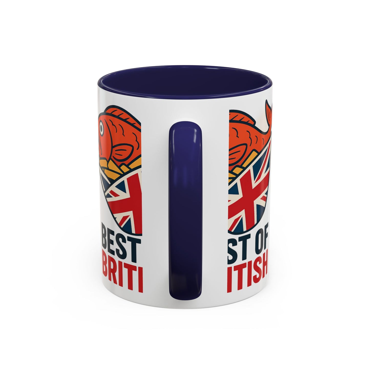 Best of British fish & chips Accent Coffee Mug - Fun Gift for Tea Lovers, Unique Kitchen Decor, Ideal for British Holidays, Collectible Coffee [...]