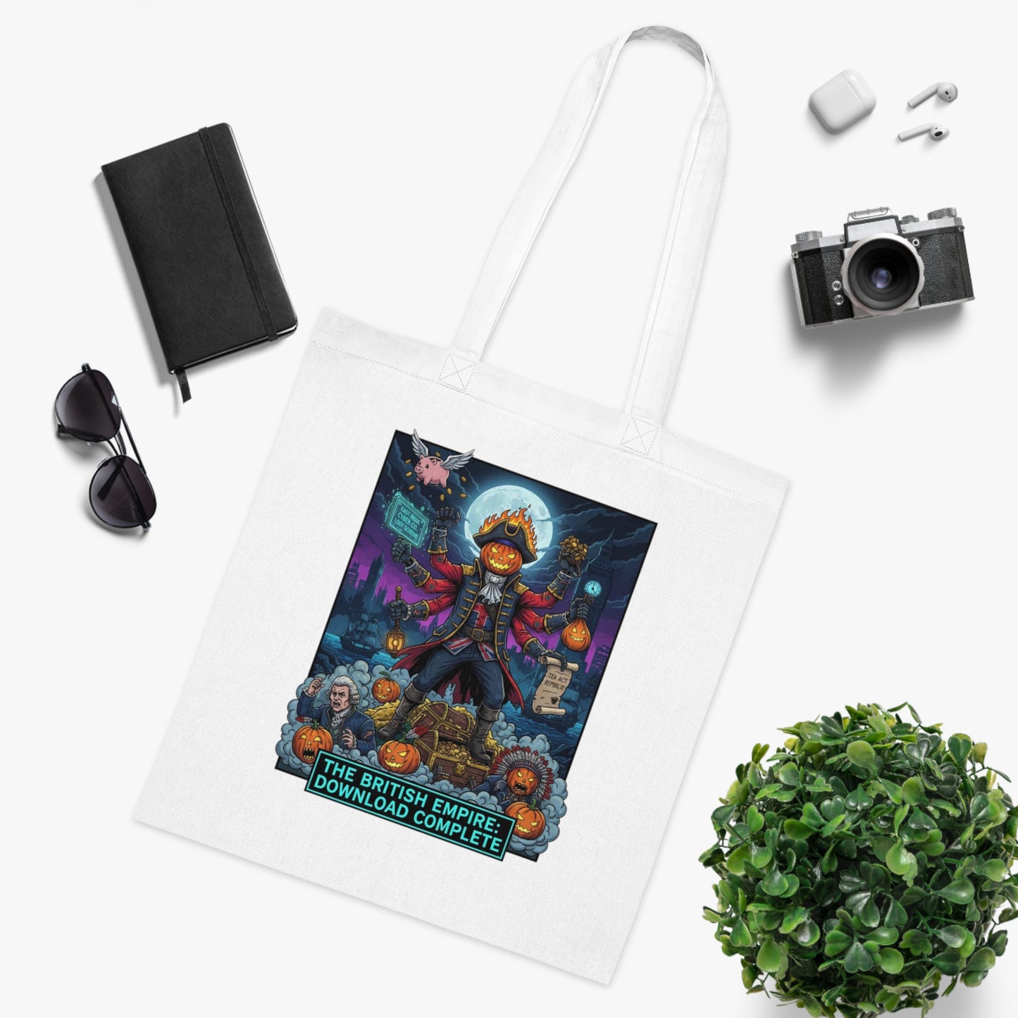 Unique Graphic Cotton Tote Bag - Eco-Friendly Shopping, Art Lover Gift, Market Bag, Beach Tote, Customizable Design