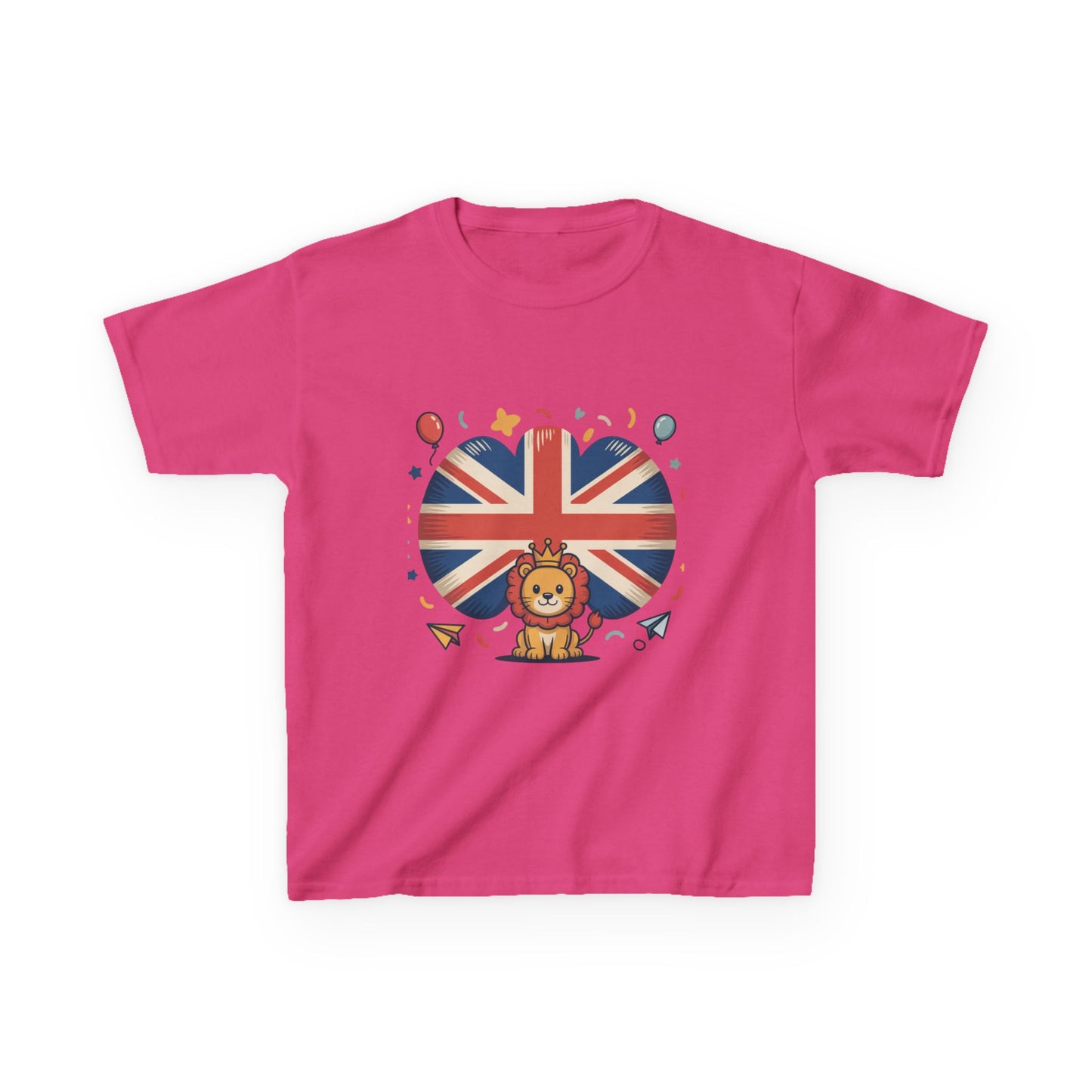 British Lion Kids Tee - Fun Cotton T-Shirt for Young Explorers