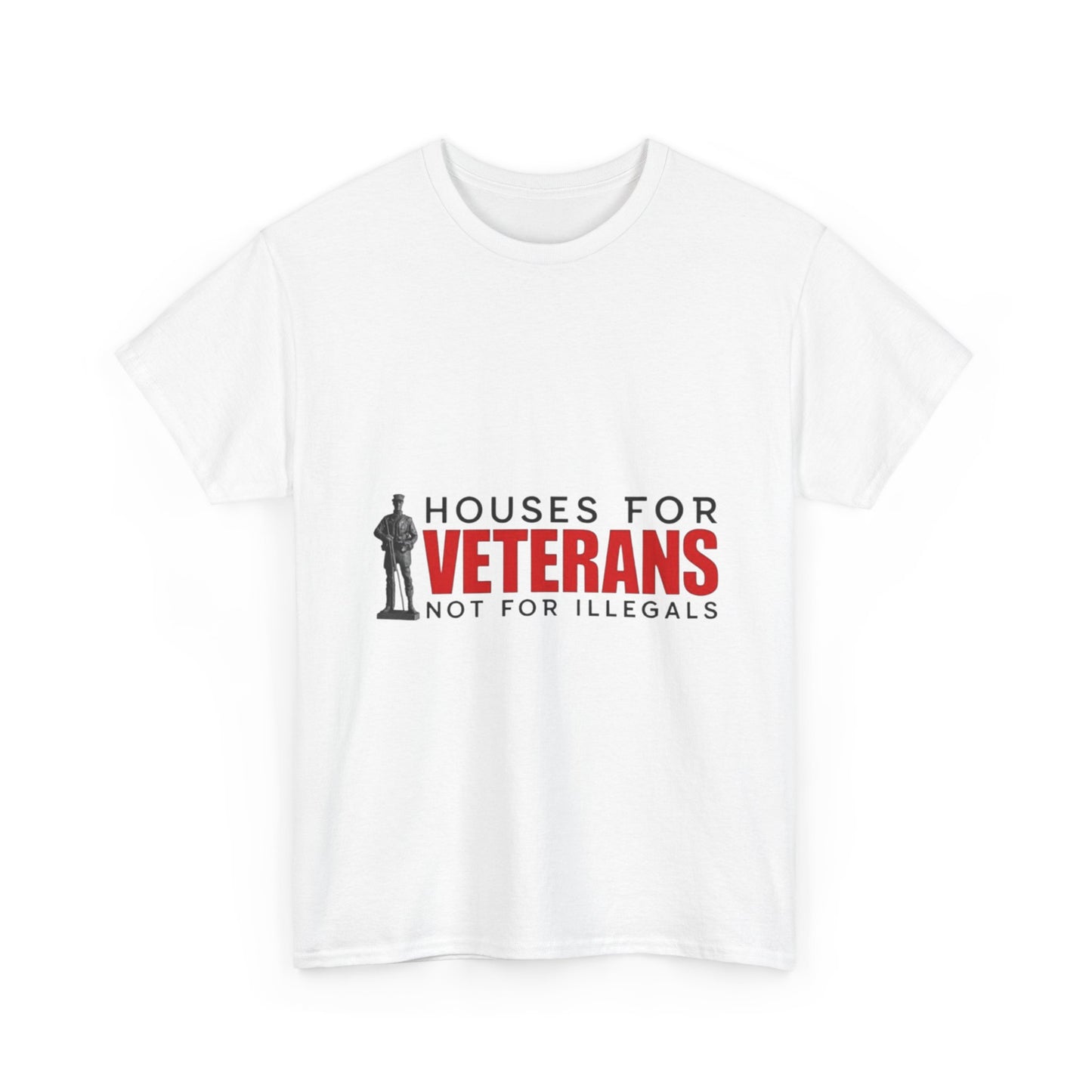 Unisex Heavy Cotton Tee - 'Houses for Veterans' Statement Shirt for Supporters, Patriotic Gifts, Veteran Advocacy Apparel, Everyday [...]