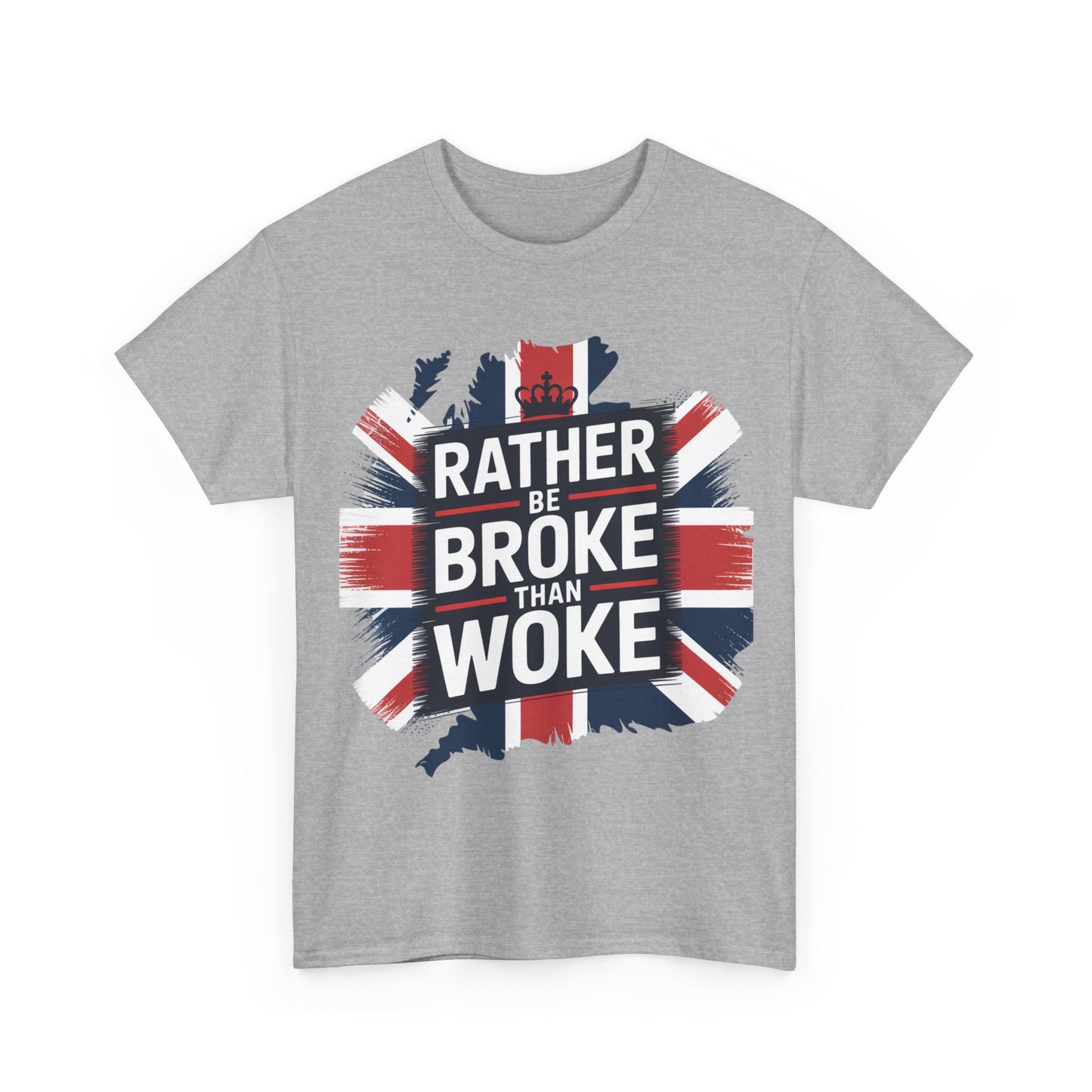 Broke vs. Woke Unisex Heavy Cotton Tee