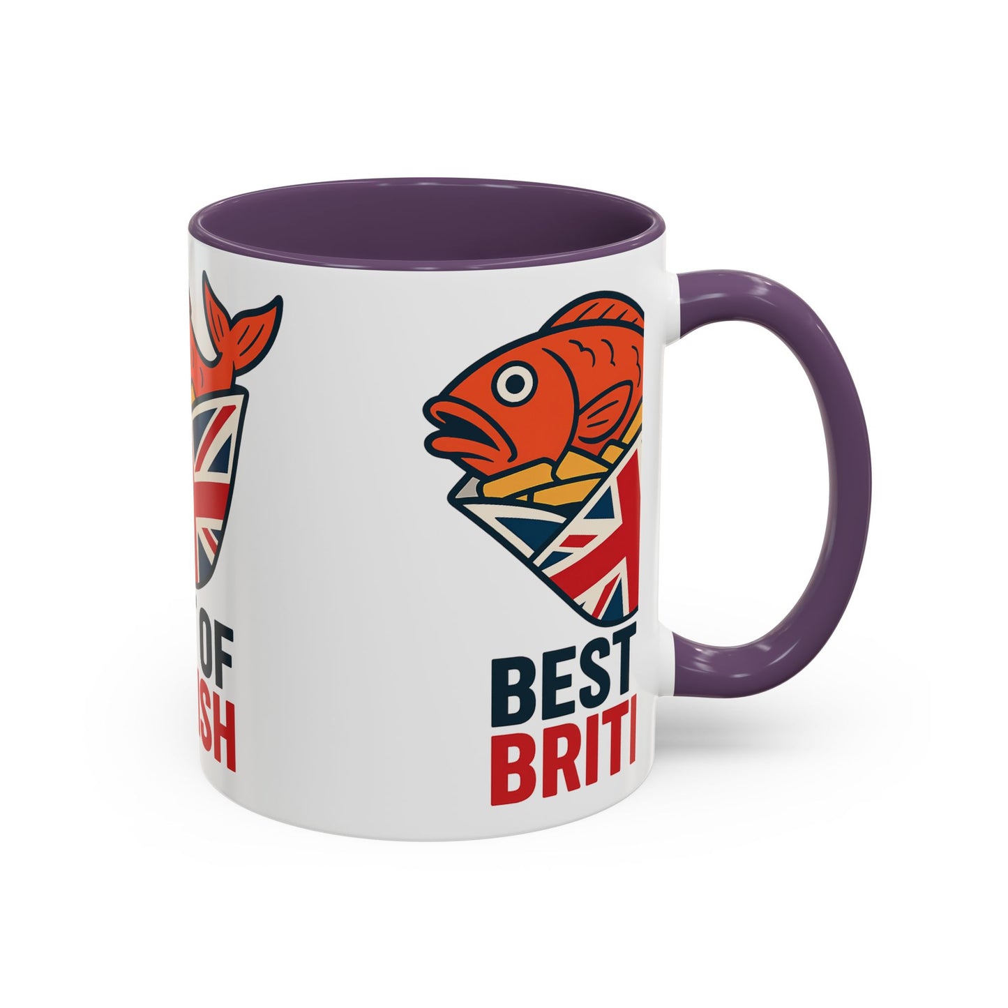 Best of British fish & chips Accent Coffee Mug - Fun Gift for Tea Lovers, Unique Kitchen Decor, Ideal for British Holidays, Collectible Coffee [...]