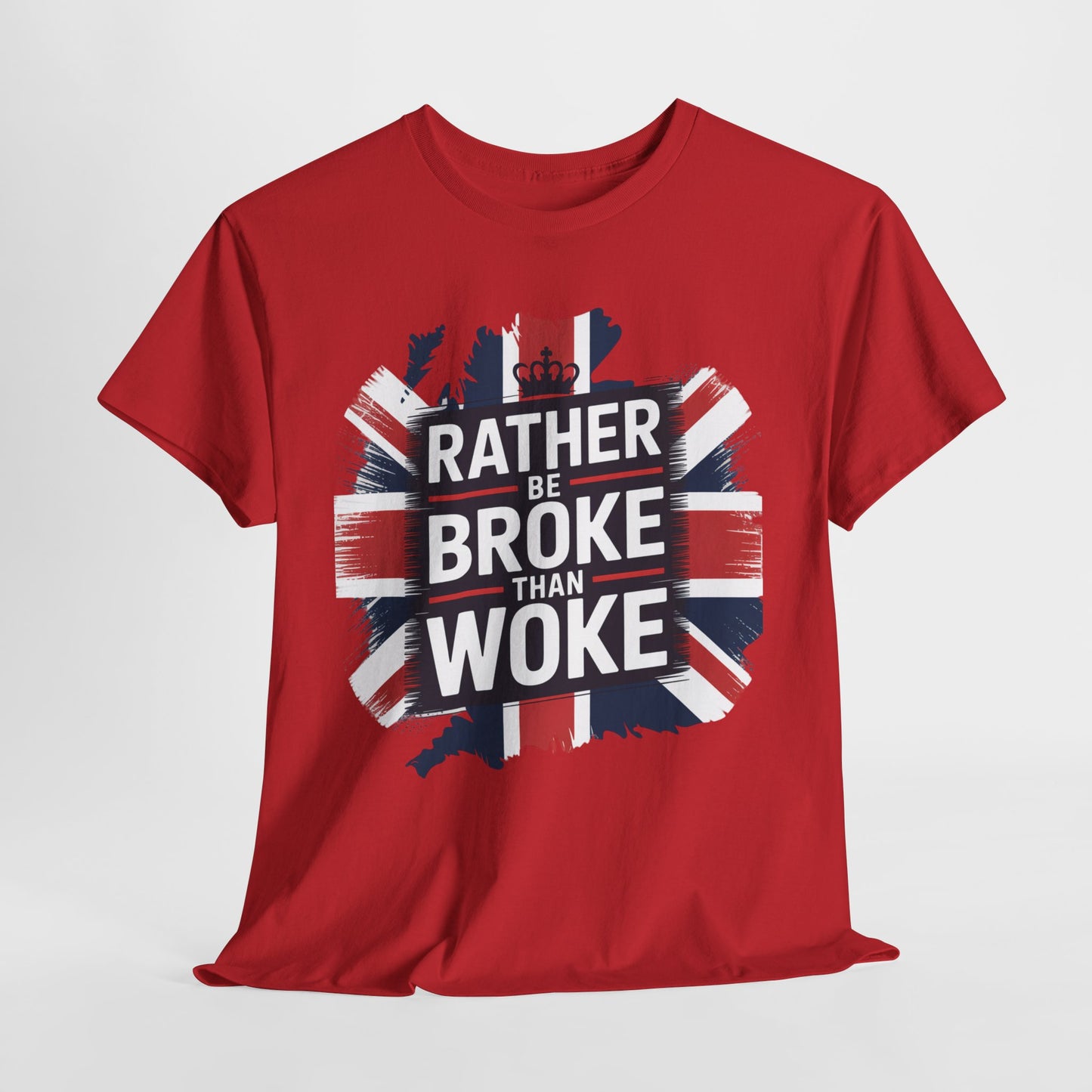 Broke vs. Woke Unisex Heavy Cotton Tee