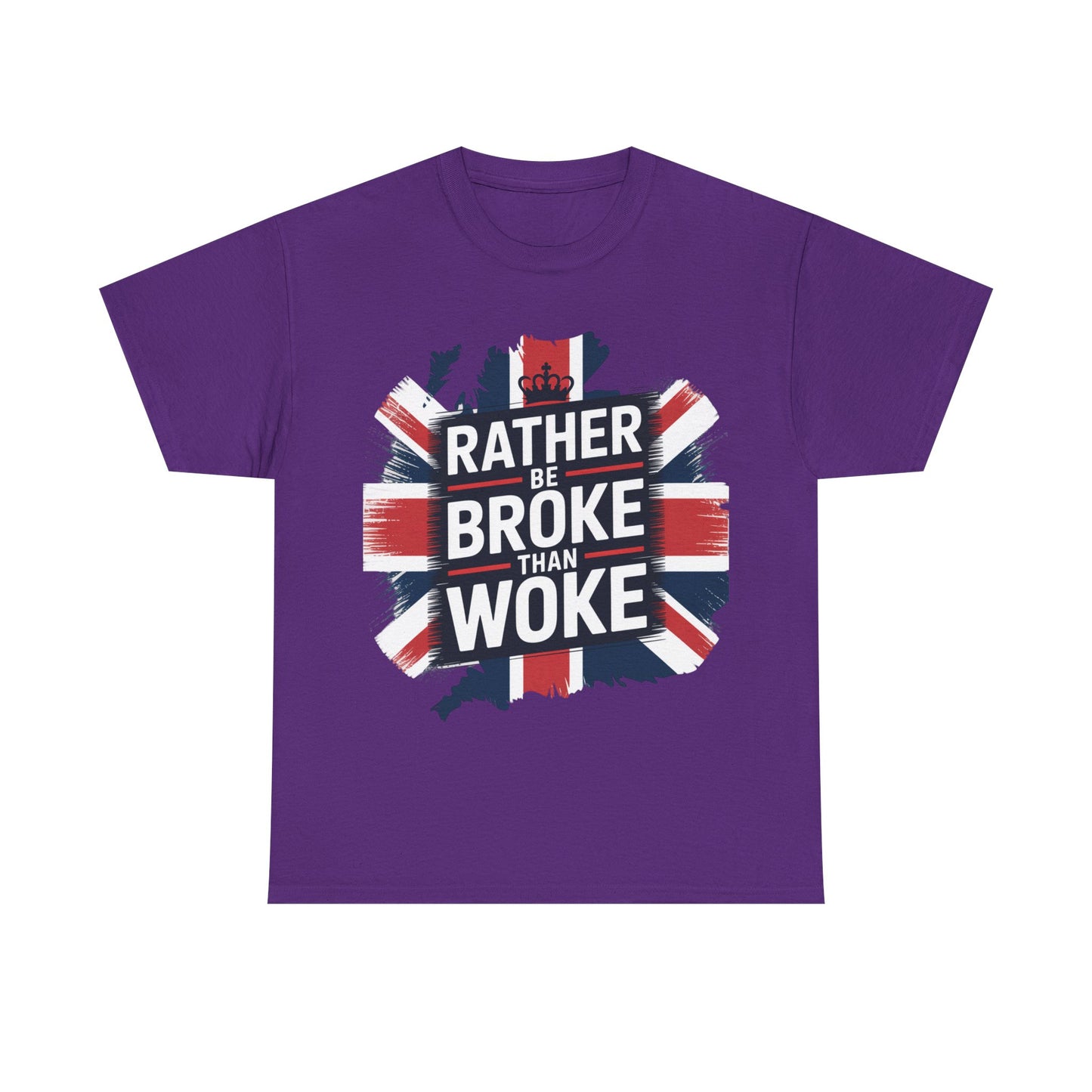 Broke vs. Woke Unisex Heavy Cotton Tee