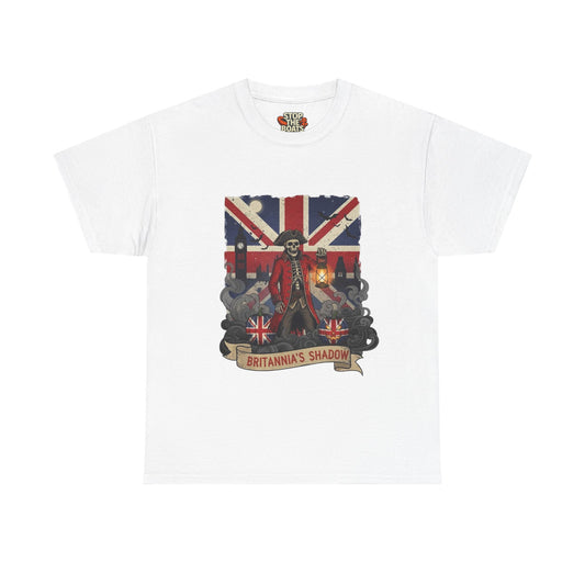 Stop the boats british patriot Halloween Unisex Heavy Cotton Tee