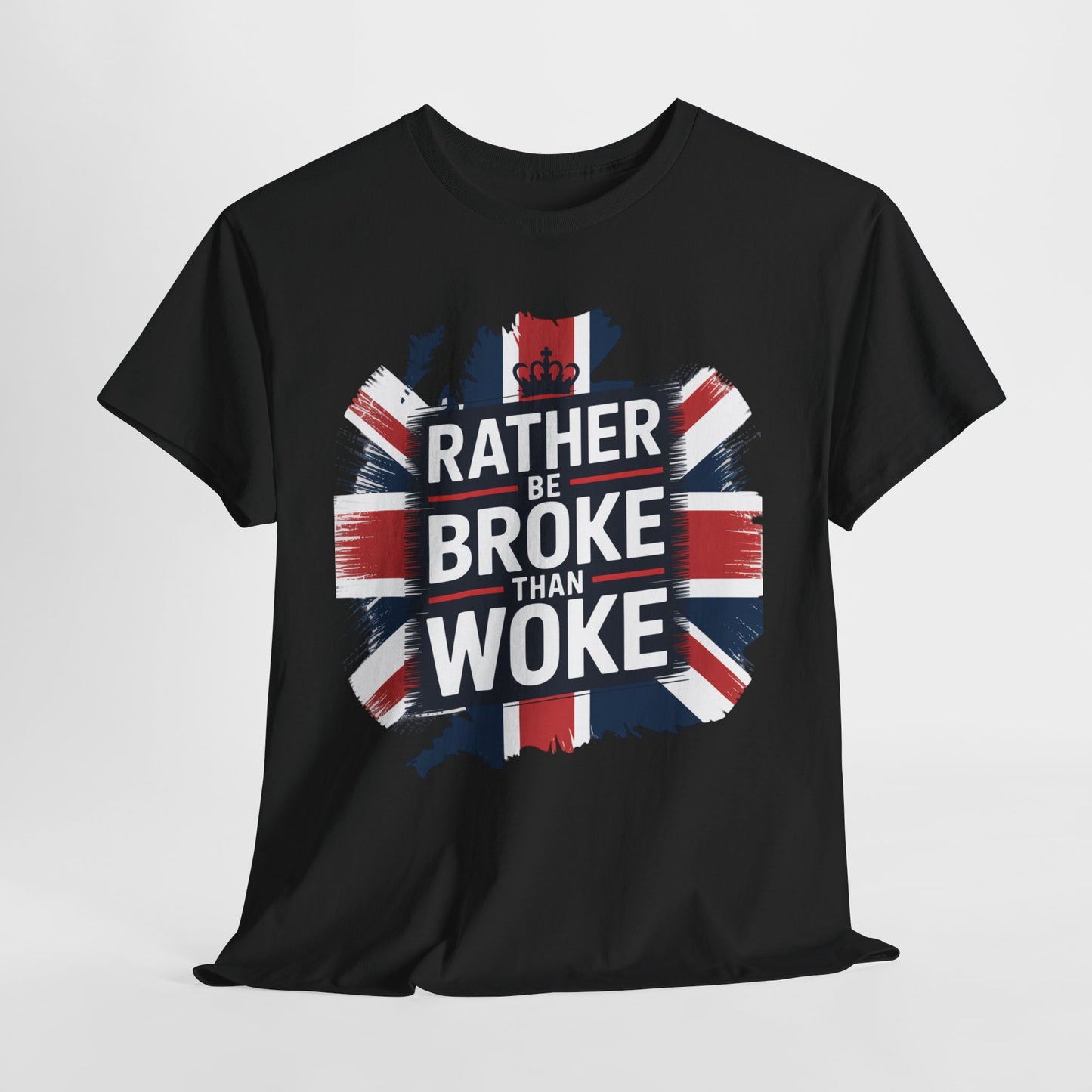 Broke vs. Woke Unisex Heavy Cotton Tee