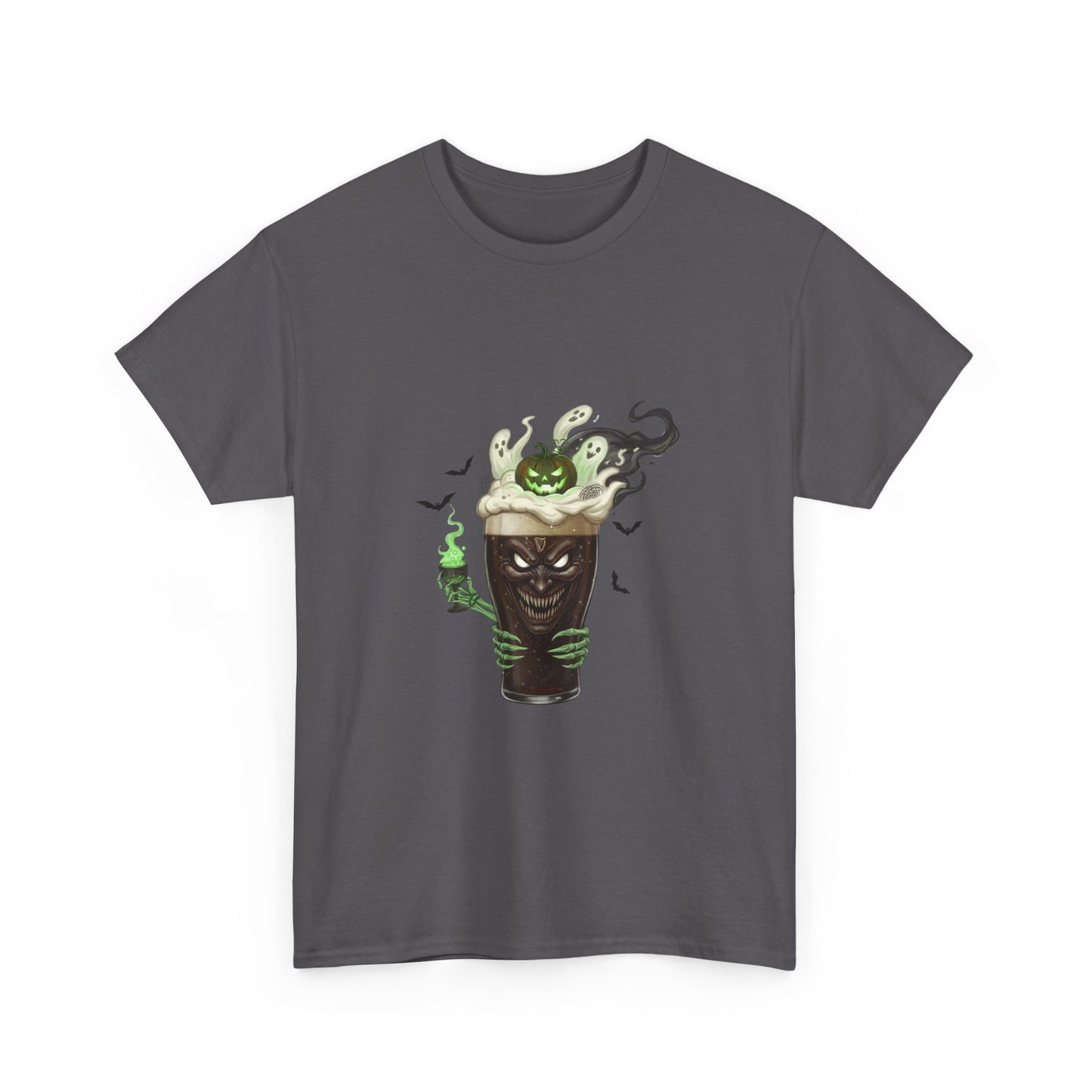 Guiness halloween Artistic Unisex Tee featuring Eco-Themed Design, Perfect for Casual Wear, Gift for Nature Lovers, Eco-Conscious Apparel, Earth Day
