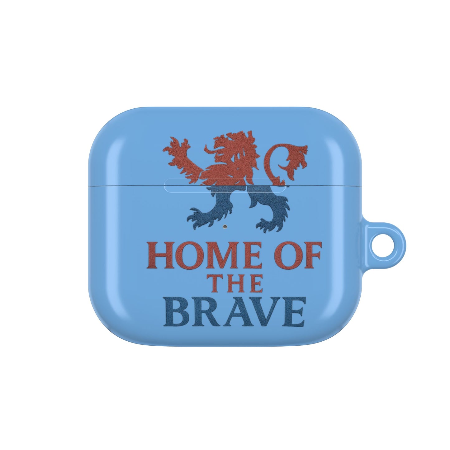Home of the Brave AirPod Case, Custom AirPod Cover, Unique Gifts for Patriots, Trendy Electronics Accessory, Durable Protection Case