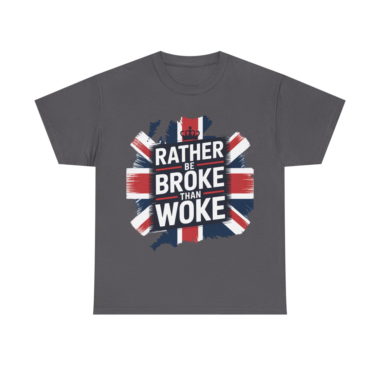 Broke vs. Woke Unisex Heavy Cotton Tee