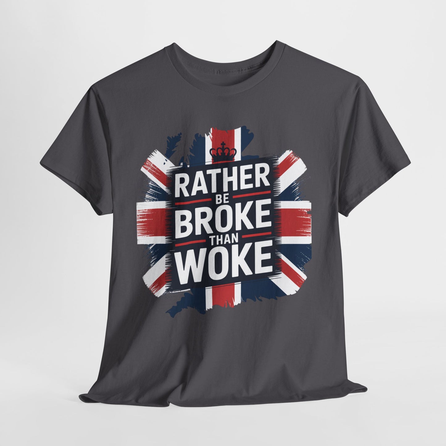 Broke vs. Woke Unisex Heavy Cotton Tee