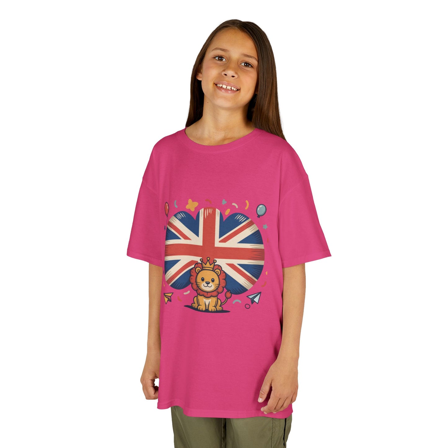 British Lion Kids Tee - Fun Cotton T-Shirt for Young Explorers