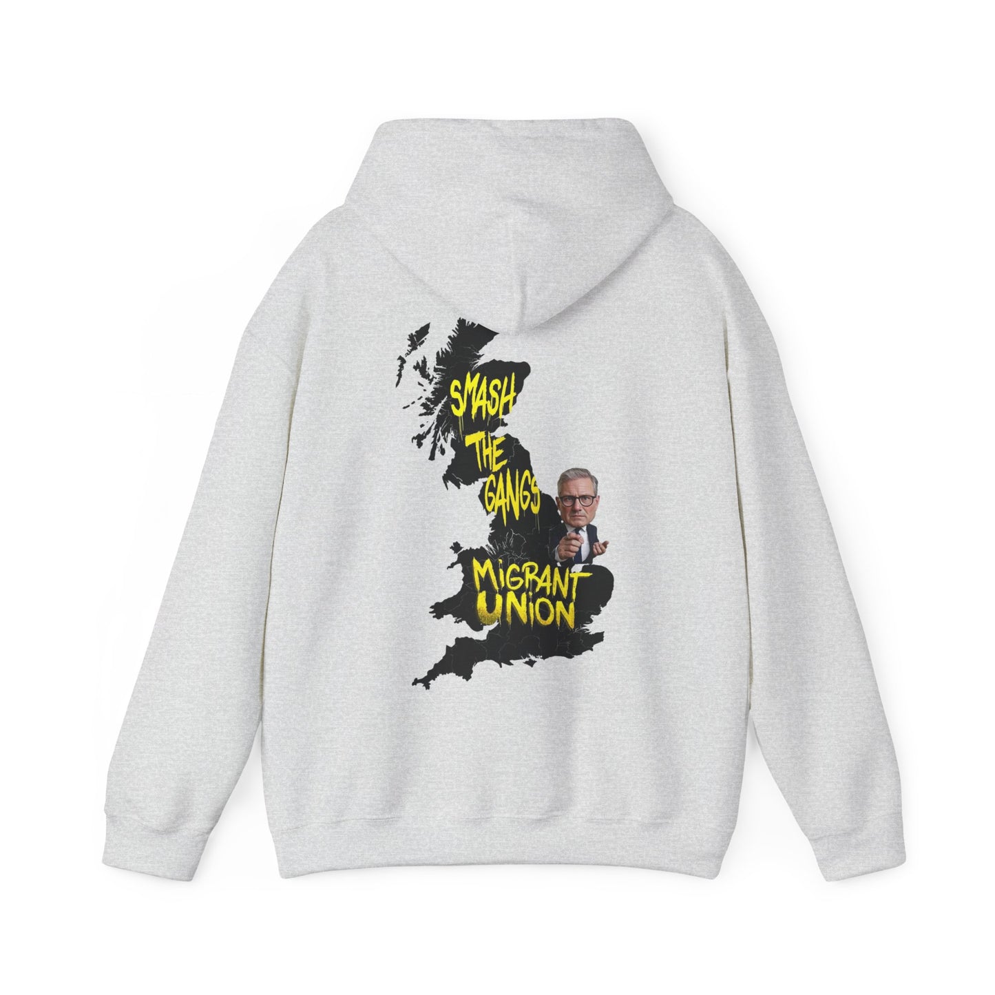 Migrant Union Hooded Sweatshirt, Unisex Sweatshirt, Cozy Layer, Activism Apparel, Streetwear, Gift for Protesters, Conscious Fashion