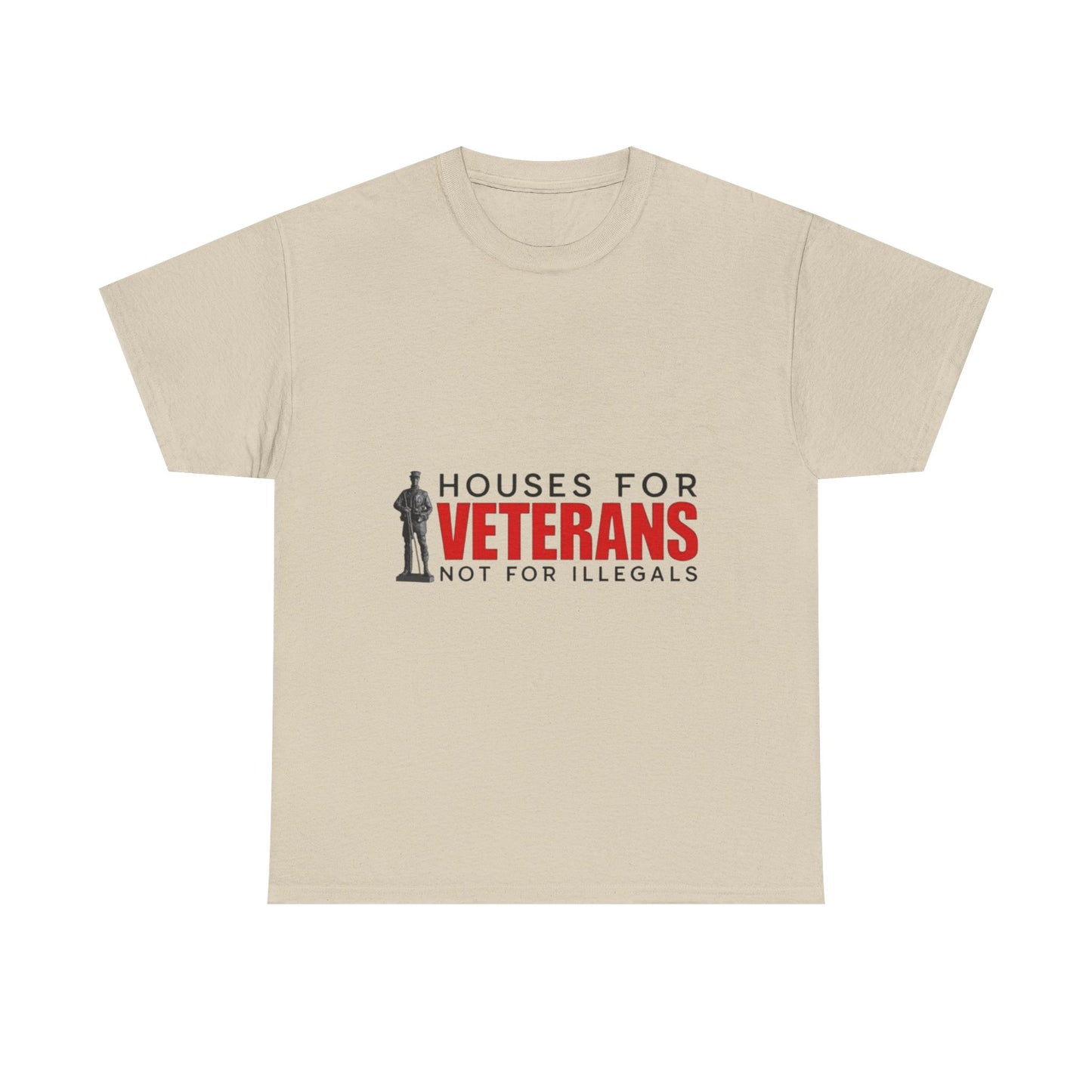 Unisex Heavy Cotton Tee - 'Houses for Veterans' Statement Shirt for Supporters, Patriotic Gifts, Veteran Advocacy Apparel, Everyday [...]