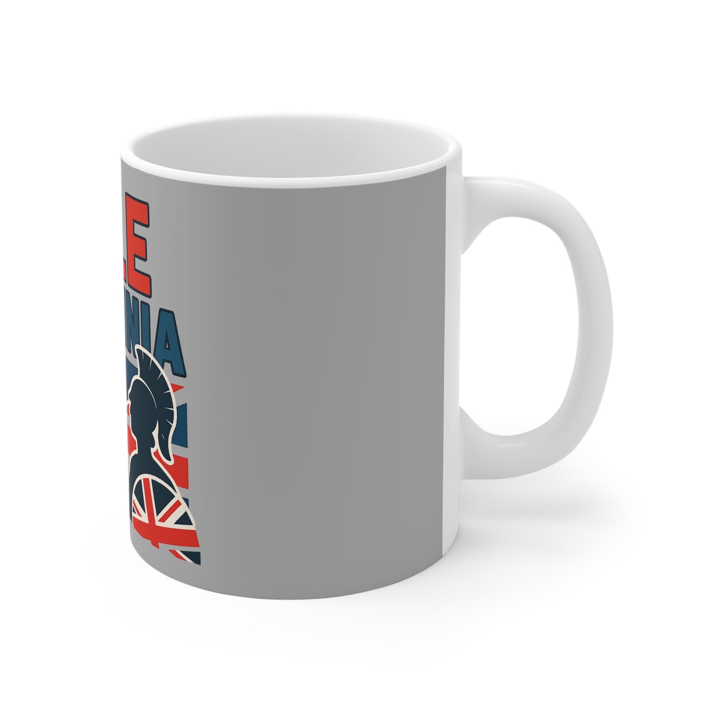 Rule Britannia Mug, British Pride Coffee Cup, England Gift, Tea Mug, UK Patriotism