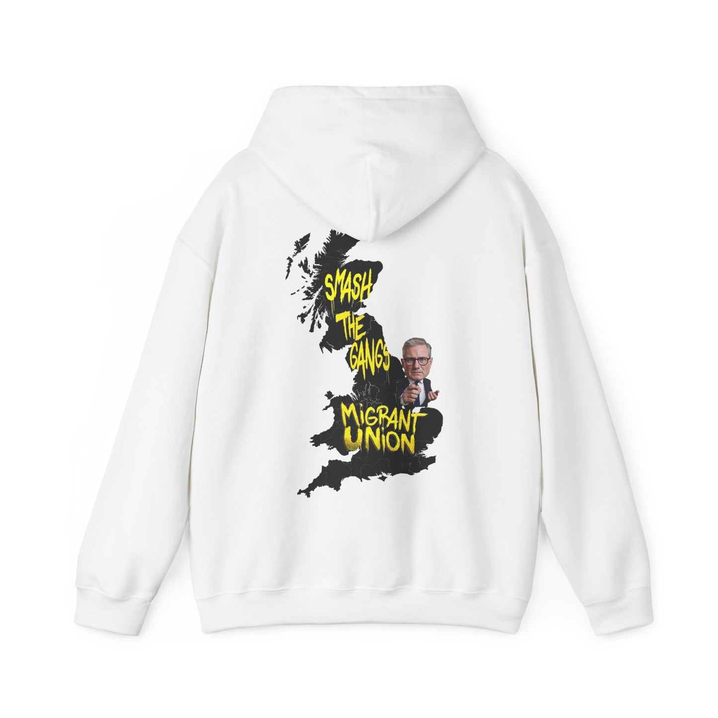 Migrant Union Hooded Sweatshirt, Unisex Sweatshirt, Cozy Layer, Activism Apparel, Streetwear, Gift for Protesters, Conscious Fashion