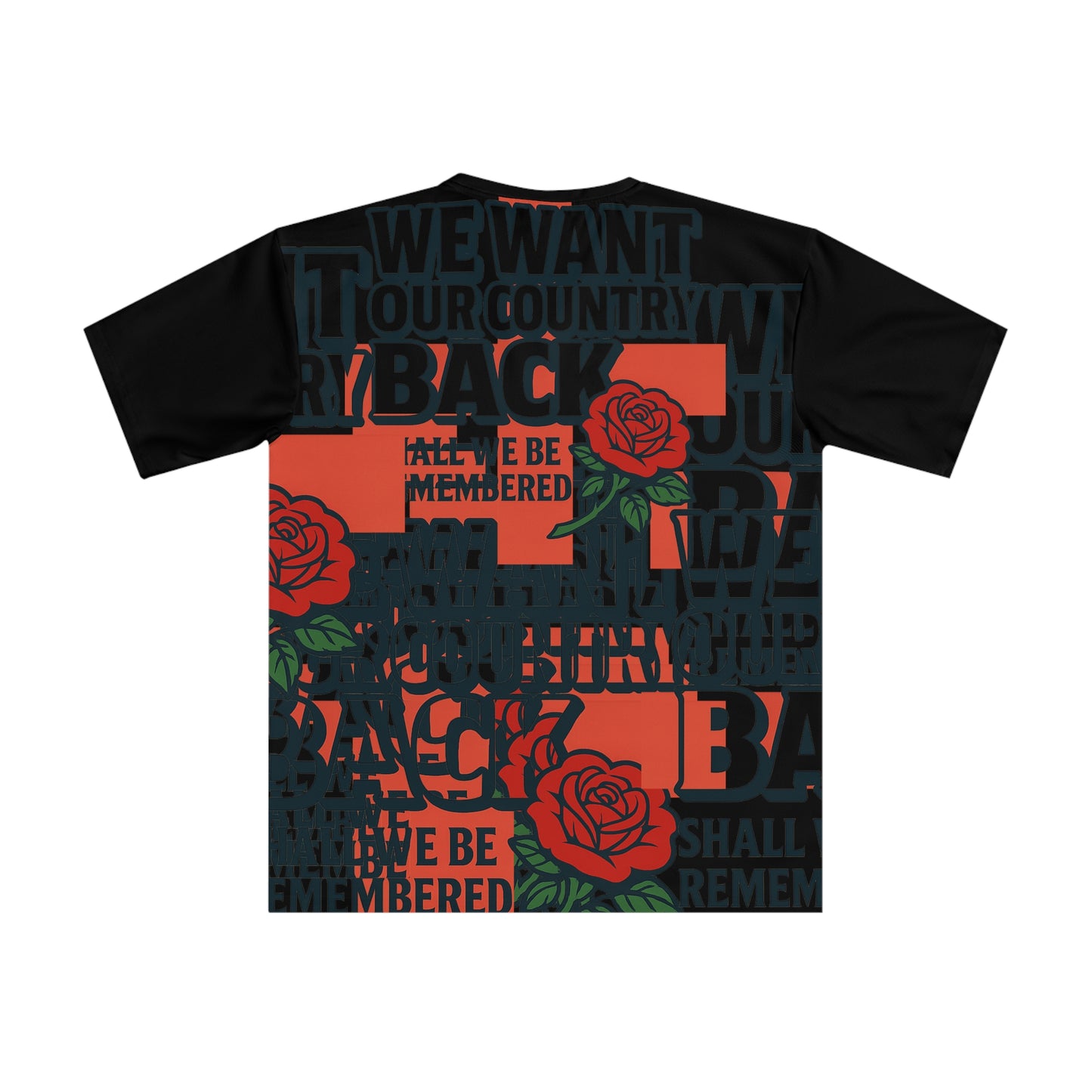 We want our country back print all over Men's Loose T-shirt (AOP)