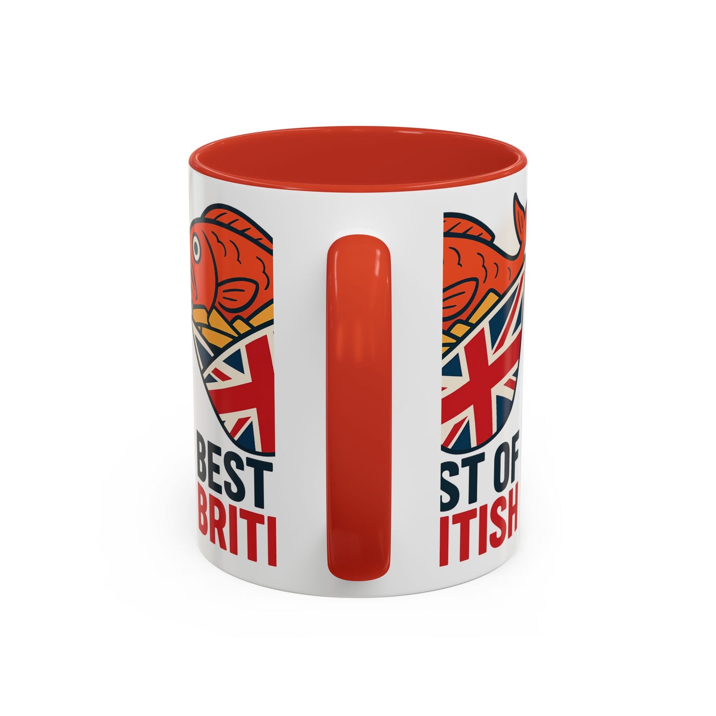 Best of British fish & chips Accent Coffee Mug - Fun Gift for Tea Lovers, Unique Kitchen Decor, Ideal for British Holidays, Collectible Coffee [...]