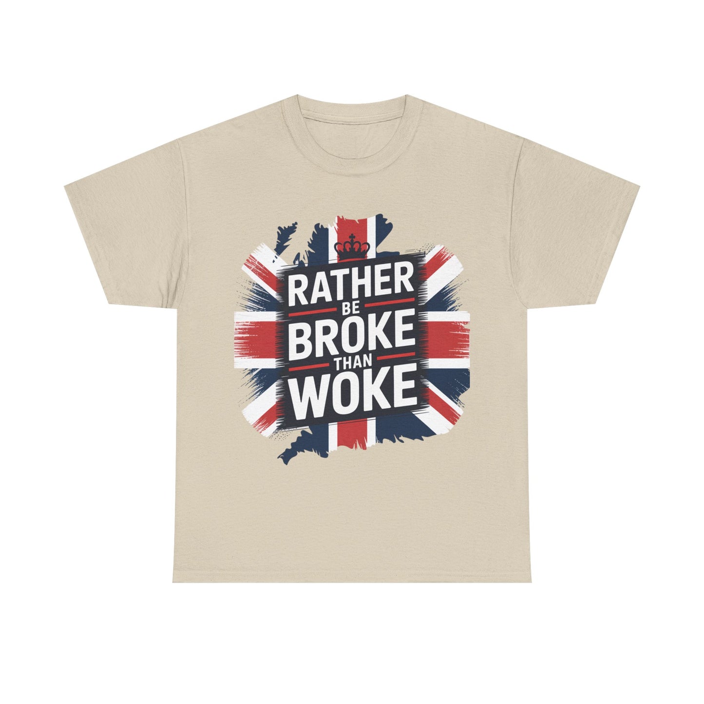 Broke vs. Woke Unisex Heavy Cotton Tee