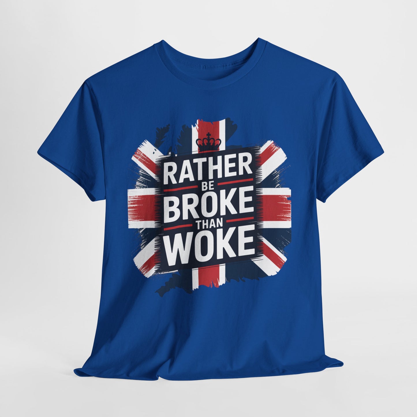 Broke vs. Woke Unisex Heavy Cotton Tee