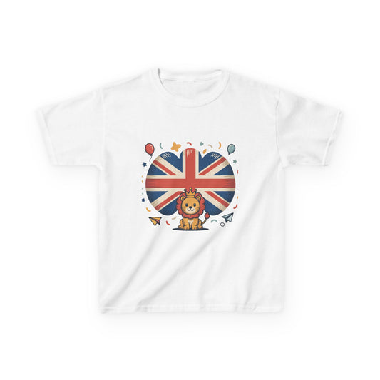 British Lion Kids Tee - Fun Cotton T-Shirt for Young Explorers