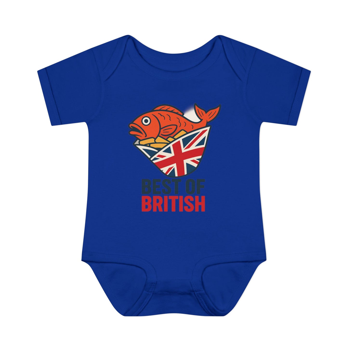Fish & chips British Pride Baby Bodysuit, Cute Infant Outfit, Baby Shower Gift, British Culture Apparel, New Parent Essentials, Toddler Clothing
