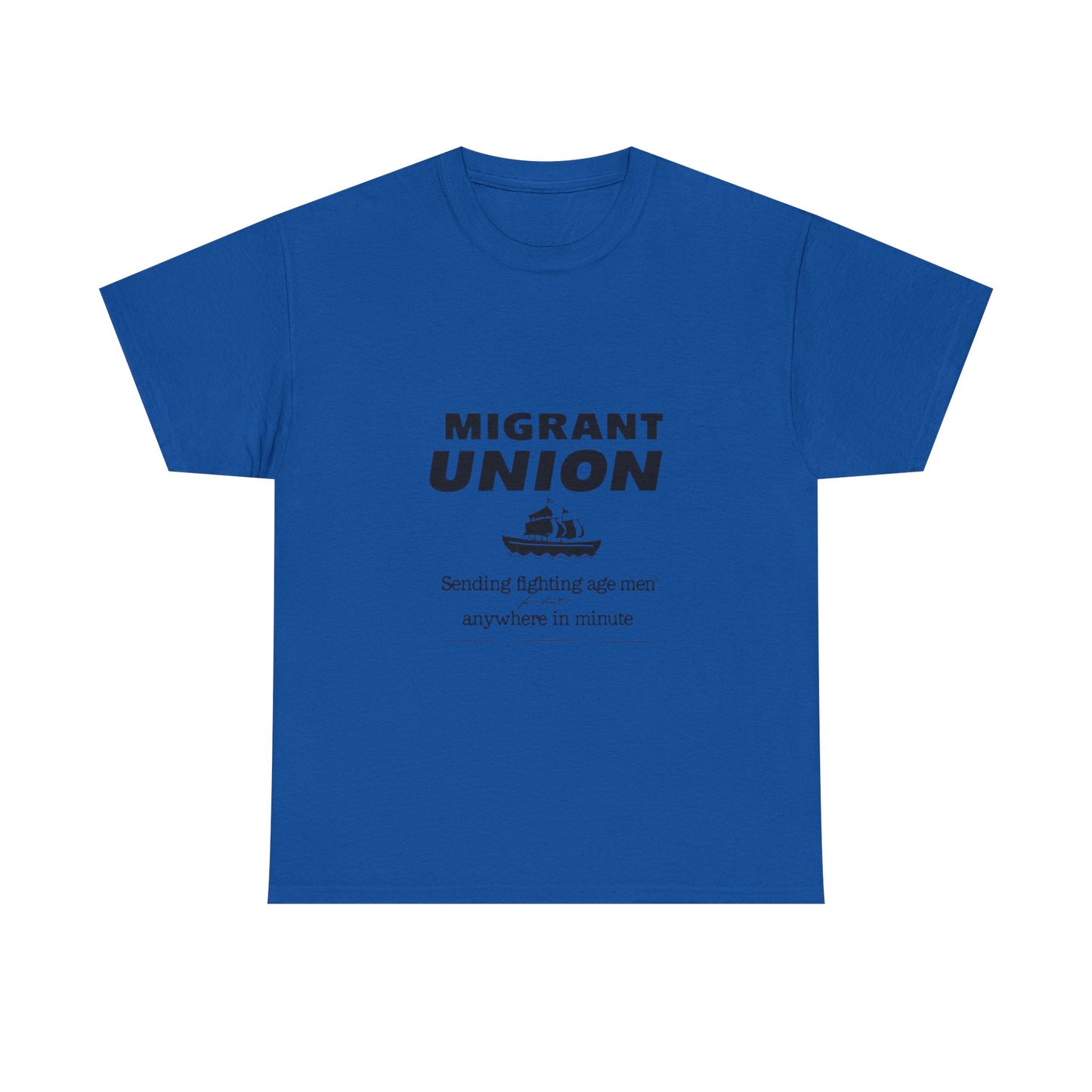 Migrant Union Graphic Tee - Casual Wear, Fundraising Events, Advocacy Apparel, Unisex Streetwear, Everyday Comfort
