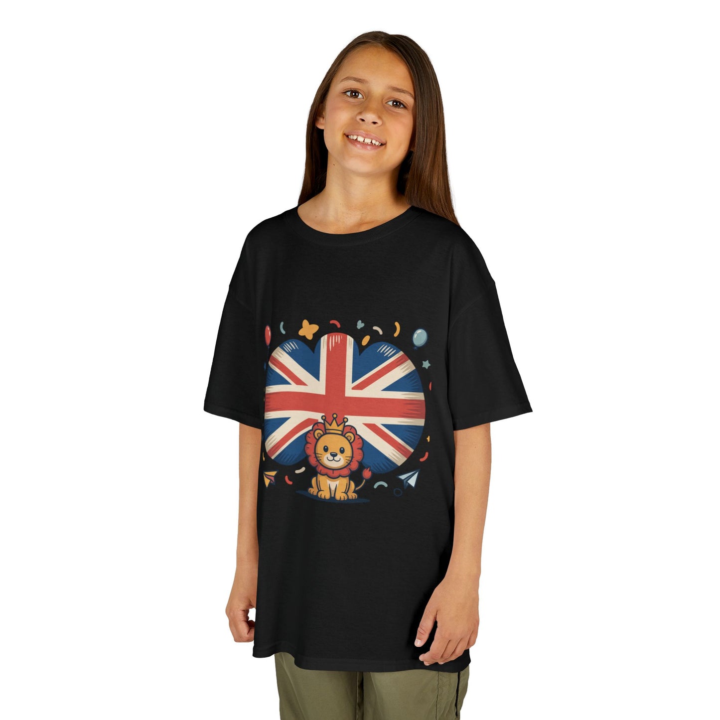British Lion Kids Tee - Fun Cotton T-Shirt for Young Explorers