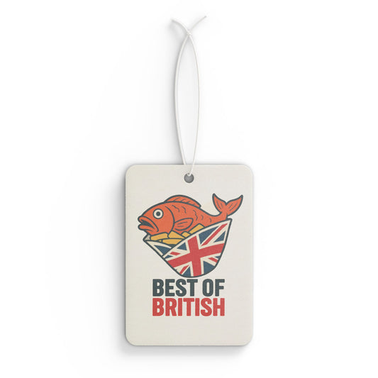 Best of British Car Air Freshener - Fun UK Theme, Aromatherapy, Gifts for Travelers, Home Decor, Car Accessories