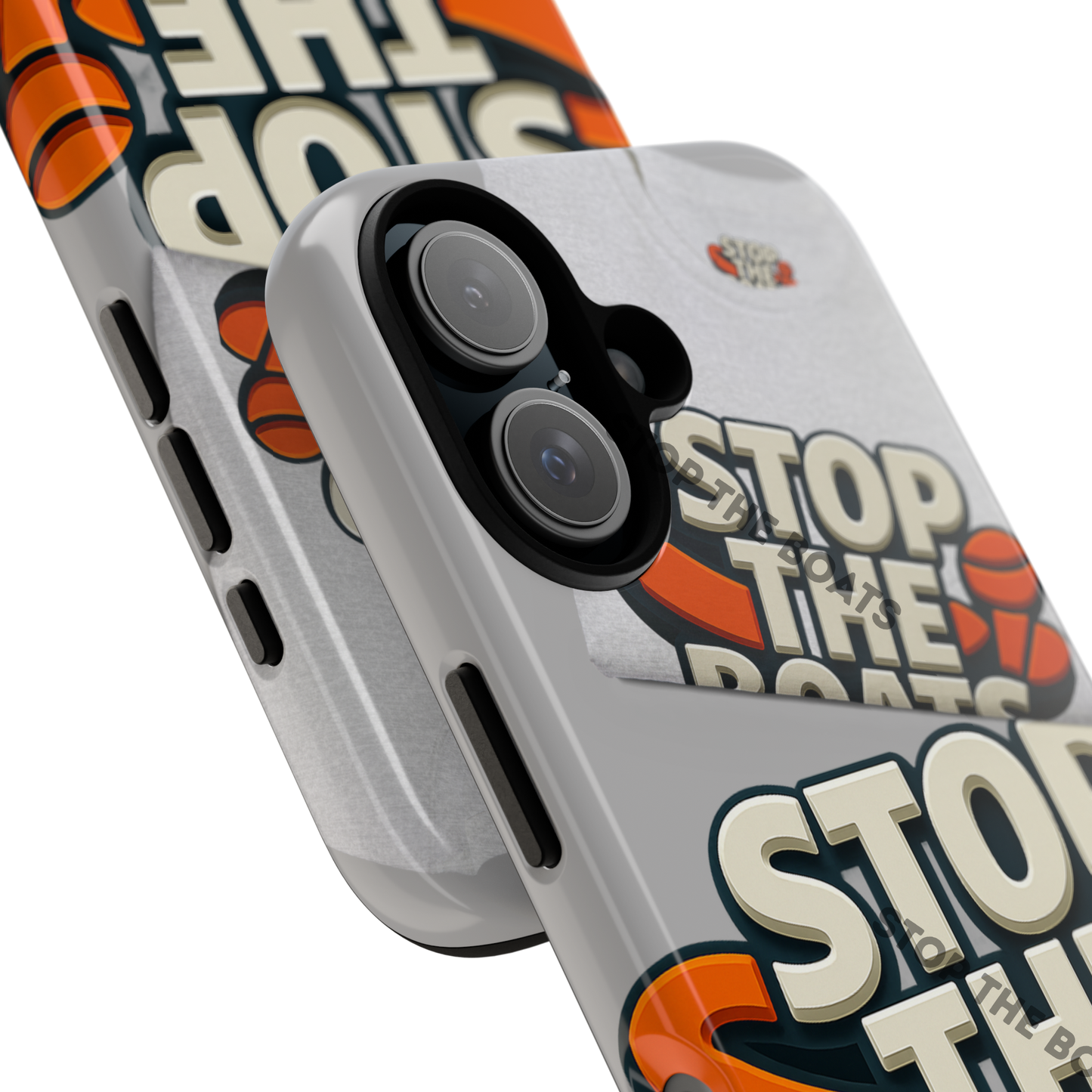 Stop the boats mix T shirt logo design Tough Cases