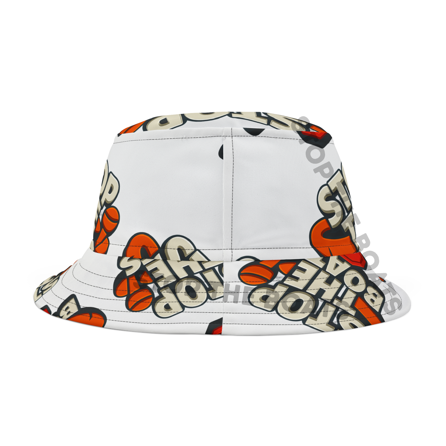Stop the boats UK Bold Statement Bucket Hat, Unisex Sun Hat, Summer Fashion Accessory, Fun Gift for Festivals, Unique Streetwear, Eco-friendly