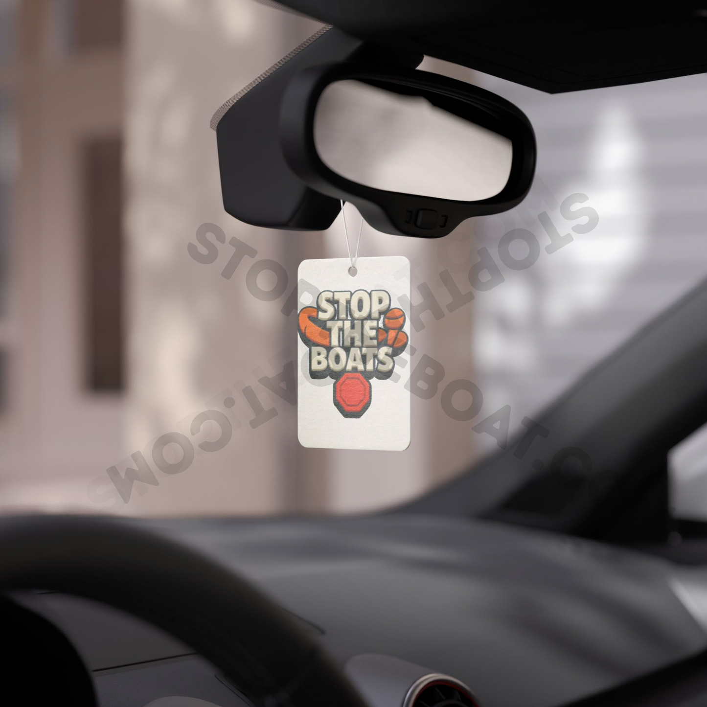 Stop the boats UK Stylish Car Air Freshener - Fun Decor for Car Lovers, Unique Gift, Travel Accessories, Home Fragrance, Aromatherapy
