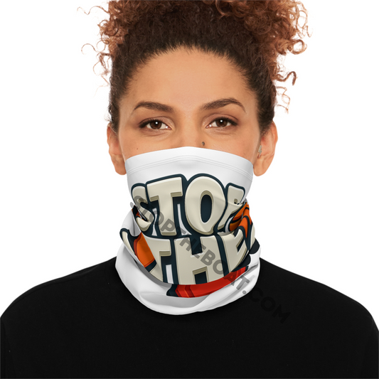 Stop the boats UKCozy Winter Neck Gaiter, Perfect for Skiing, Outdoor Activities, or Winter Fun, Warm Scarf Alternative, Ideal Gift for Holidays